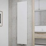 Schulte Design-Heizkörper New York, 180 x 45 cm, 805 Watt Leistung, Mittelanschluss, alpin-weiß, Wohnraum-Heizkörper für Zweirohr-Systeme
