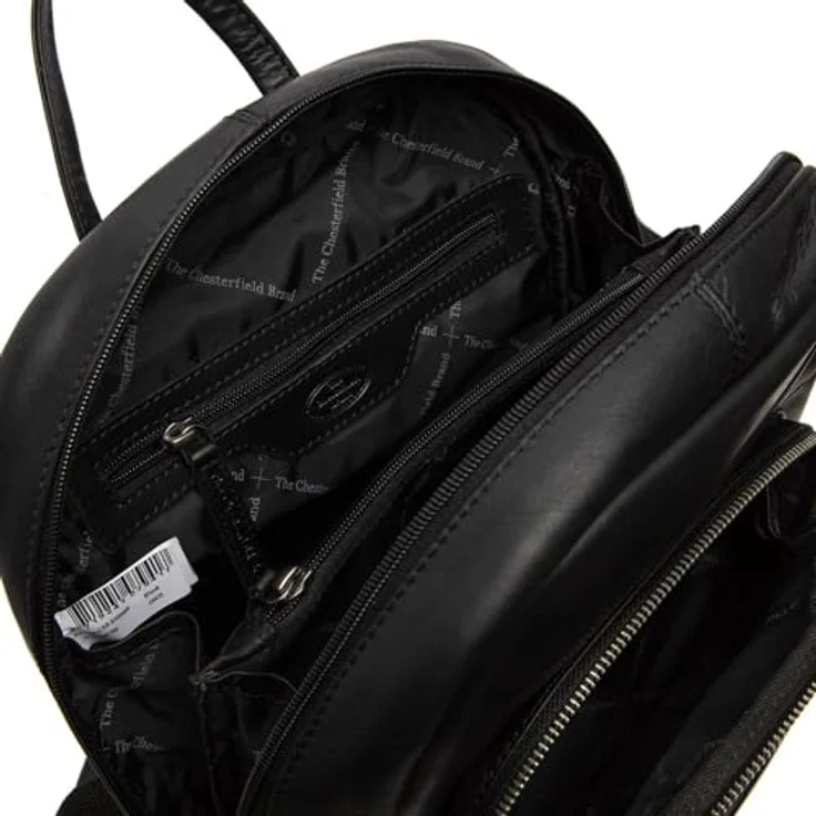 The Chesterfield Brand Santana Business-Rucksack, 100% Leder, 32 cm, schwarz – Bild 3
