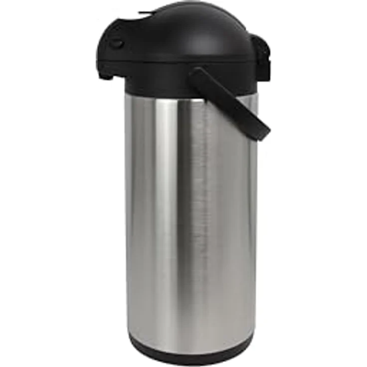 Metro Professional Airpot Pumpkanne 5 Liter Isolierkanne Thermoskanne Getränkespender für den gewerblichen Einsatz Edelstahl Kaffeekanne – Bild 2