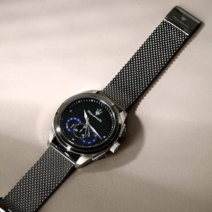 Maserati Herren Uhr Traguardo Chronograph Edelstahl Armband grau UMAR8873612006 – Bild 5