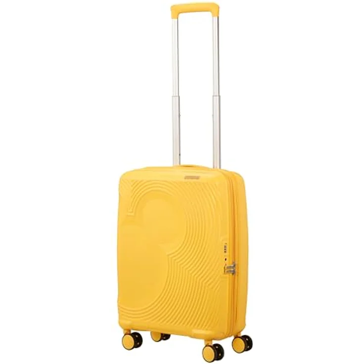 American Tourister Mickey Magic, 4 Rollen Kabinentrolley 55 cm mit Dehnfalte, gelb – Bild 14