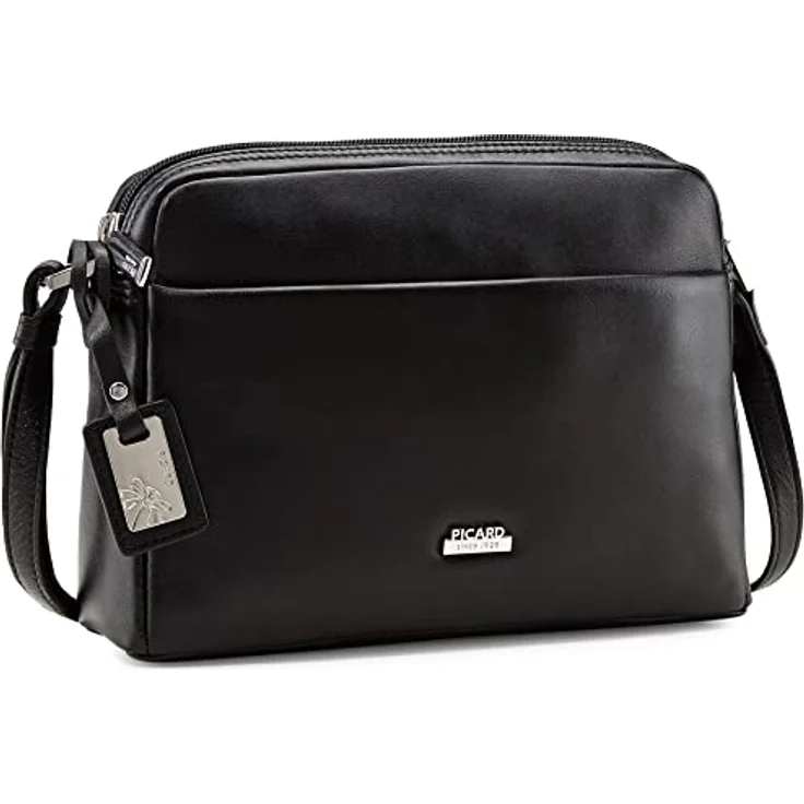 Picard Really Umhängetasche, 25 cm, aus 100% Leder, schwarz – Bild 3
