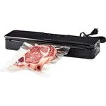 Anova Präzisions-Vakuumversiegelungsgerät ANVS01-EU00, Precision Vacuum Sealer, Vokuumiergerät, inklusive Typ-C-Stecker für EU-Nutzung, 10 Stück pro Packung, Schwarz