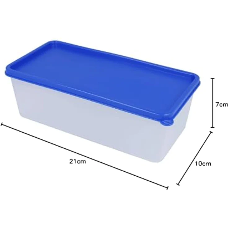 EUROHOME Vorratsdose - 5er Gefrierdosen Set 1L zur Frischhaltung und sicheren Lagerung - luftdicht - mikrowellengeeignet - spülmaschinenfest - 5er Set, grün – Bild 5
