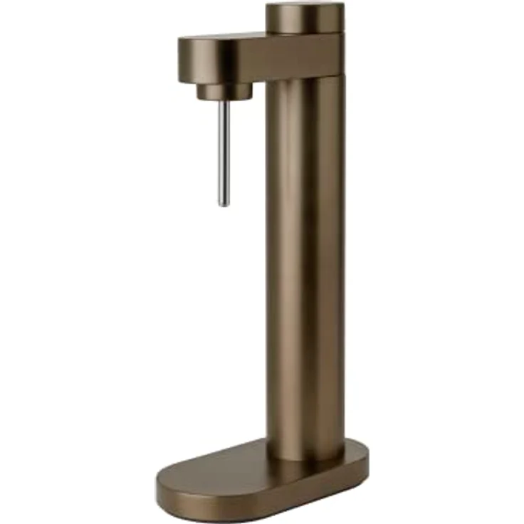 Stelton Brus Wassersprudler, premium carbonator aus Edelstahl für Wasser mit CO2 mit skandinavischem Design - Dunkelbraun-metallic – Bild 1