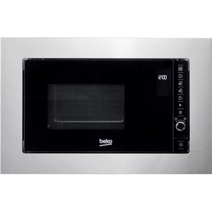 BEKO Einbau-Mikrowelle BMOB20231X, 800 W, 20 l, Schwarz, digitale Steuerung, 8 Automatikprogramme, Kindersicherung – Bild 1