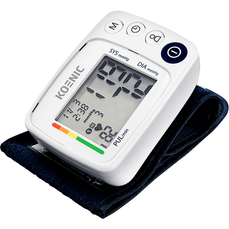 KOENIC KBP 1024 Blutdruckmessgerät, Handgelenkmodell mit Speicherfunktion für mehrere Benutzer