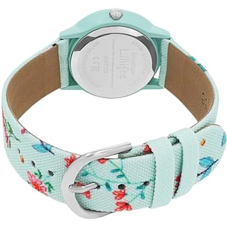 Prinzessin Lillifee Armbanduhr für Mädchen, Quarzuhr Analog mit Textilarmband, 3 bar wasserdicht, Geschenkbox – Bild 3