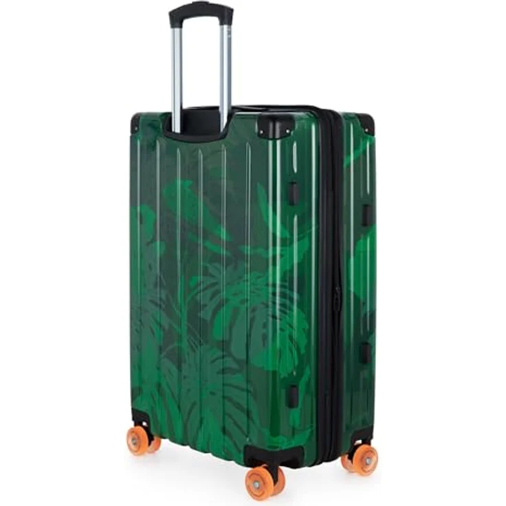 Hauptstadtkoffer Q-Damm 3er Kofferset, Handgepäck 54 cm + mittelgroßer Koffer 68 cm + großer Reisekoffer 78 cm, Hartschale ABS, TSA, Design Floral – Bild 4