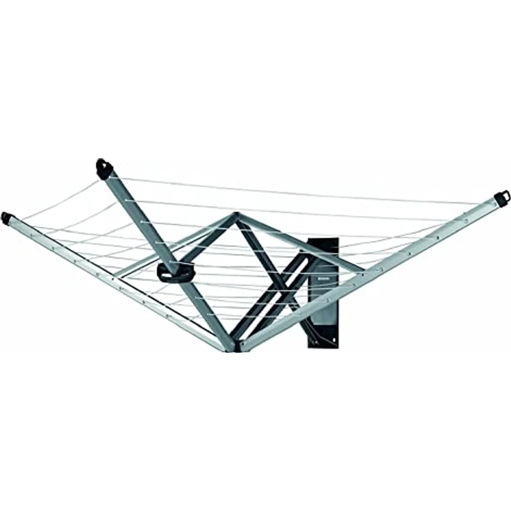 Brabantia Wandwäschespinne Wallfix, 24m Wäscheleine – Bild 2