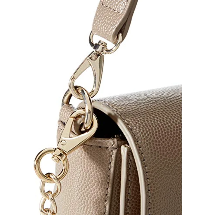 VALENTINO BAGS Divina Umhängetasche, Taupe, mit abnehmbarem Schulterriemen, Überschlagklappe und Magnetverschluss – Bild 4