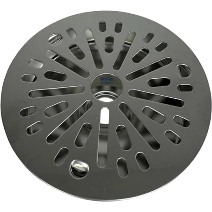 BieTal® Tropfschale Tropfkasten Edelstahl rund 13,2cm mit Lochplatte, Barzubehör