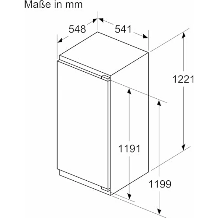 Neff KI1412FE0 Kühlschrank, Einbau, Energieklasse E – Bild 7