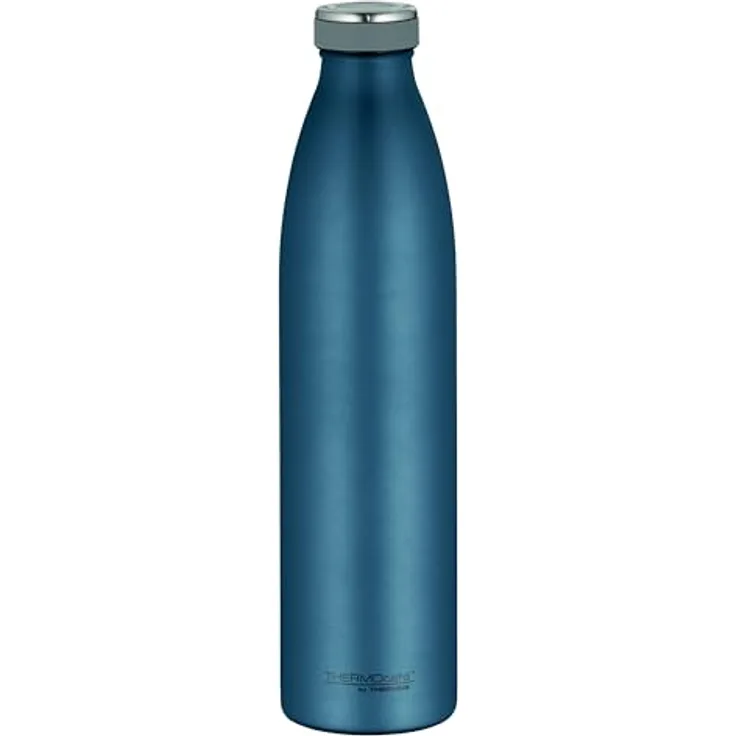 Alfi TC Bottle, Isolierflasche Dunkelblau, Metall, 1,0 L, BPA-frei, bruchsicher, 100% dicht, doppelwandig, für Kaffee & Tee