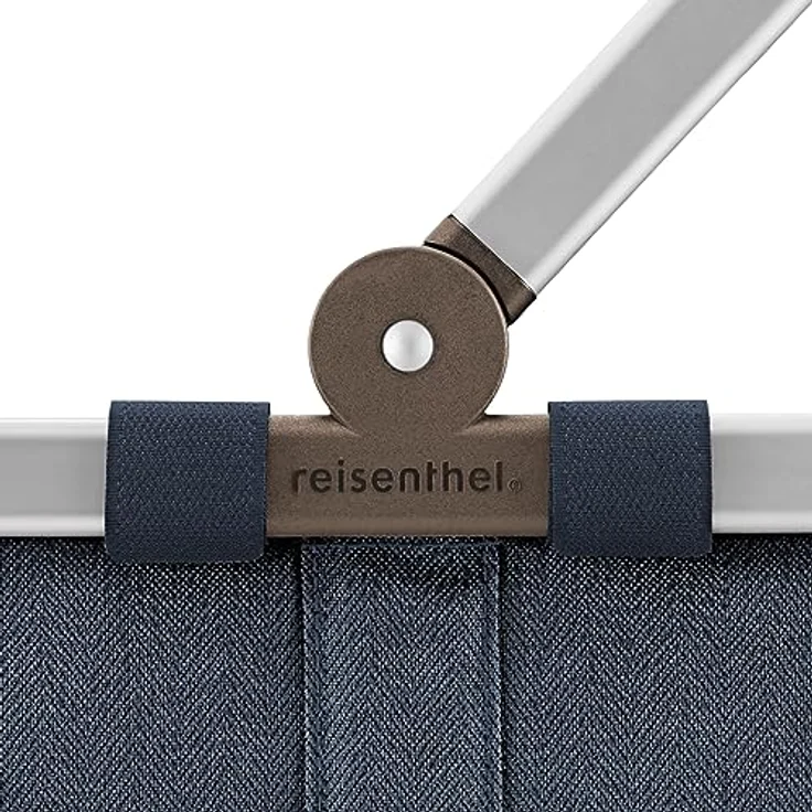 reisenthel, Einkaufshilfe, Einkaufskorb Carrybag Herringbone Dark Blue, Blau – Bild 2