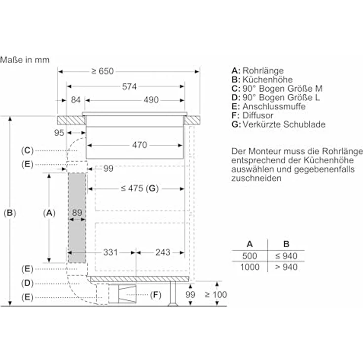 SIEMENS Induktions-Kochfeld ED811HQ26E, mit vollintegrierten Dunstabzug, rahmenlos, Kombi-Induktion, touchSlider, Home Connect – Bild 10