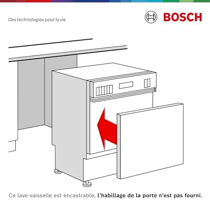 Bosch SMV2ITX18E, voll integrierter Geschirrspüler mit Home Connect, EcoSilence Drive und ActiveWater-Technologie, 12 Gedecke, Energiesparklasse E – Bild 4