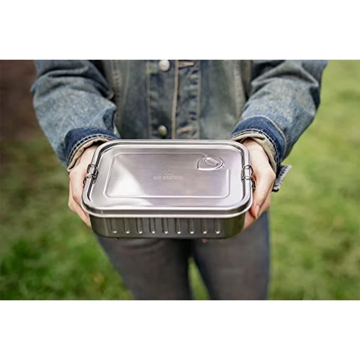 ECO Brotbox Marmita auslaufsichere Brotdose | designt und produziert in Portugal| dreiteilig mit Behältern für Soßen und Extra-Snacks und flexiblen Trennsteg – Bild 3