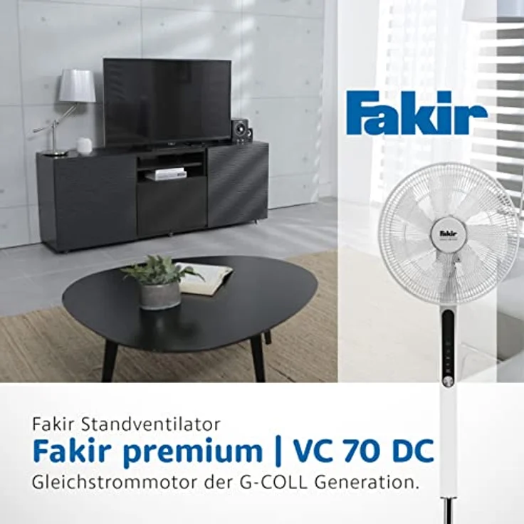 Fakir VC 70 DC Premium Standventilator weiß – Bild 2