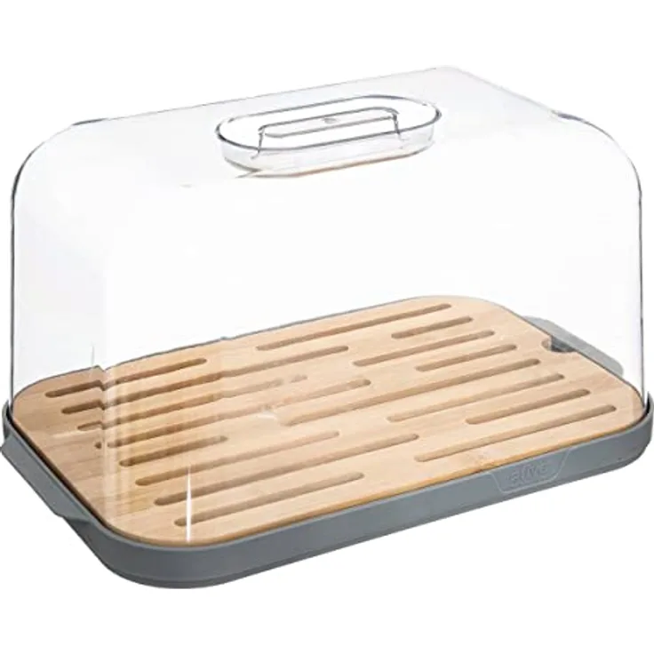 Brotkasten "fresh eat" grau 29cm - 5 five simply smart