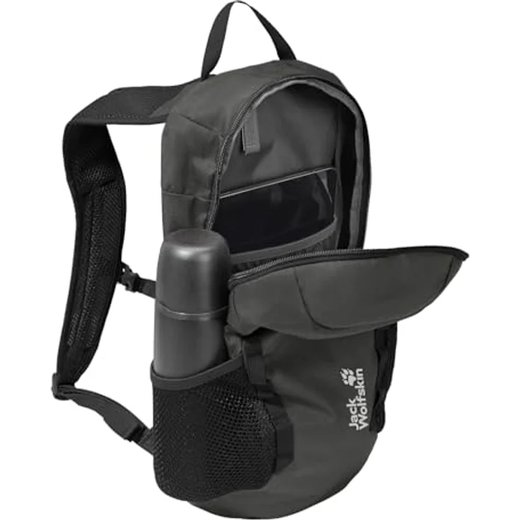 Jack Wolfskin Daypack VELOCITY LITE 10, leichter Rucksack mit AEROSHAPE LITE Tragesystem, schwarz – Bild 6