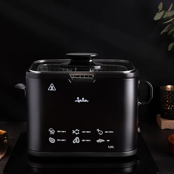 Jata Fritteuse JATA FR5600 Schwarz 1000 W 1,3 L mit Antihaftversiegelung – Bild 6