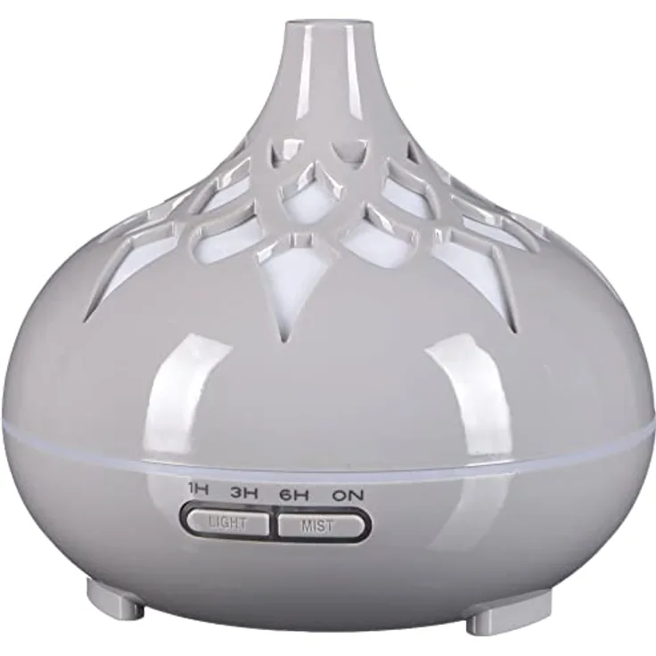 SIXTOL Palm Aroma difuzer 500ml | Ultraschall-Luftbefeuchter | Zur Luftbefeuchtung und Durchduftung von Zuhause, Schlafzimmer, Büro | Aromatherapie | Für ätherische Öle