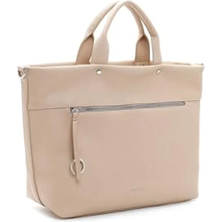 Suri Frey Shopper Debby, Handtasche in Beige aus Feinsynthetik mit Reißverschluss und Logo-Prägung, 47 x 31 x 15 cm – Bild 4