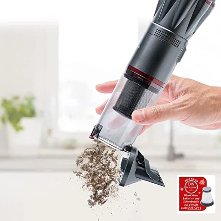 Genius Handstaubsauger Invictus One 1.0, 12-TLG grau - Beutellos & kabellos mit 11000PA - Preisvergleich – Bild 6