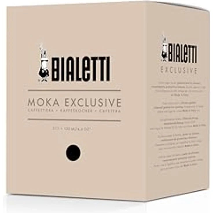 Bialetti Moka Exclusive, Espressokocher für 3 Tassen, Vintage-Stil, schwarz – Bild 3