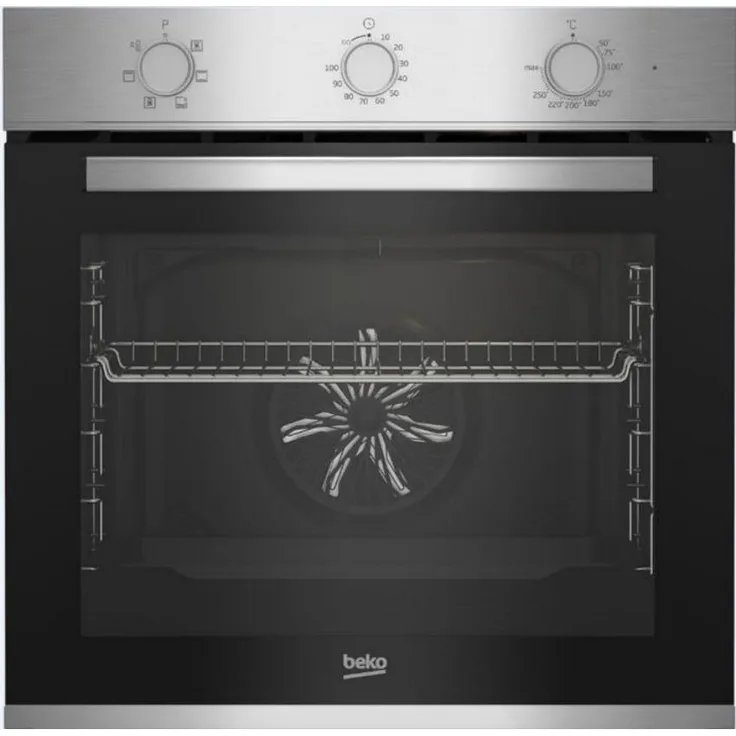 Beko BBIE12100XD, Integrierter multifunktionsbackofen 72l, Edelstahl, Selbstreinigung, Energieeffizienzklasse A
