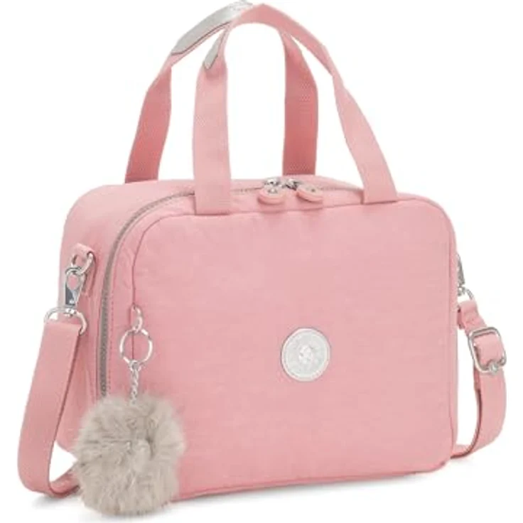 Kipling Miyo Brotdose 25 cm, Lunchbox mit isoliertem Hauptfach, leicht abwischbar, Band für Trolley - Kipling Lunchbox in Violett – Bild 5