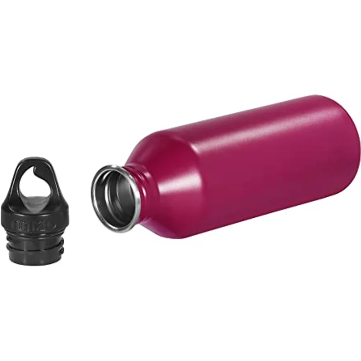coocazoo Edelstahl-Trinkflasche, Berry, Drehverschluss, aus Edelstahl, geschmacksneutral, für Schule & Freizeit, für kohlensäurehaltige Getränke geeignet, recyclebar, 750 ml – Bild 2