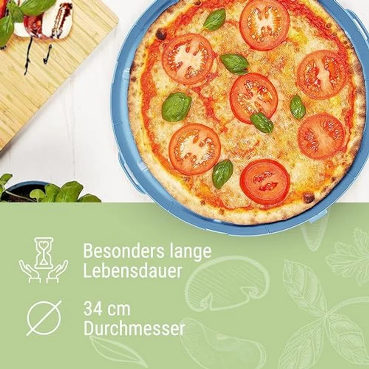 elasto Vorratsdose Pizzabox "ToGo", wiederverwendbar und BPA-frei, für Spülmaschine geeignet, umweltfreundlich – Bild 6