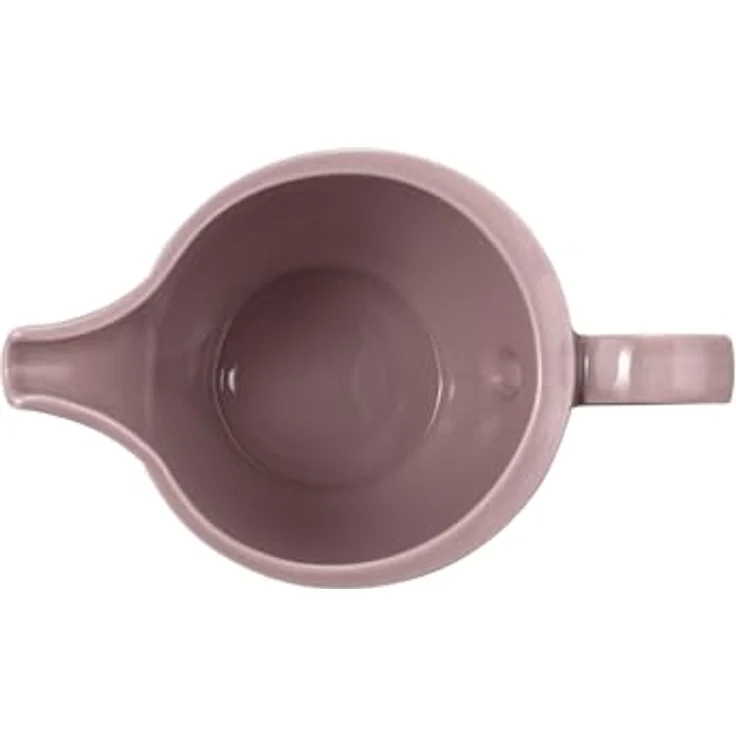 Seltmann Weiden Beat Color Glaze Milchkännchen, 290 ml, Gießer mit Rillen-Relief, Sahnekännchen aus Porzellan, Altrosa – Bild 4