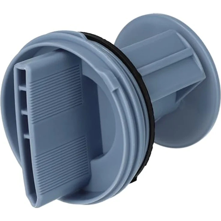 vhbw Flusensieb für Neff Waschmaschinen und Trockner, 6,3 cm Durchmesser mit Dichtungsring, schwarz/blau – Bild 8
