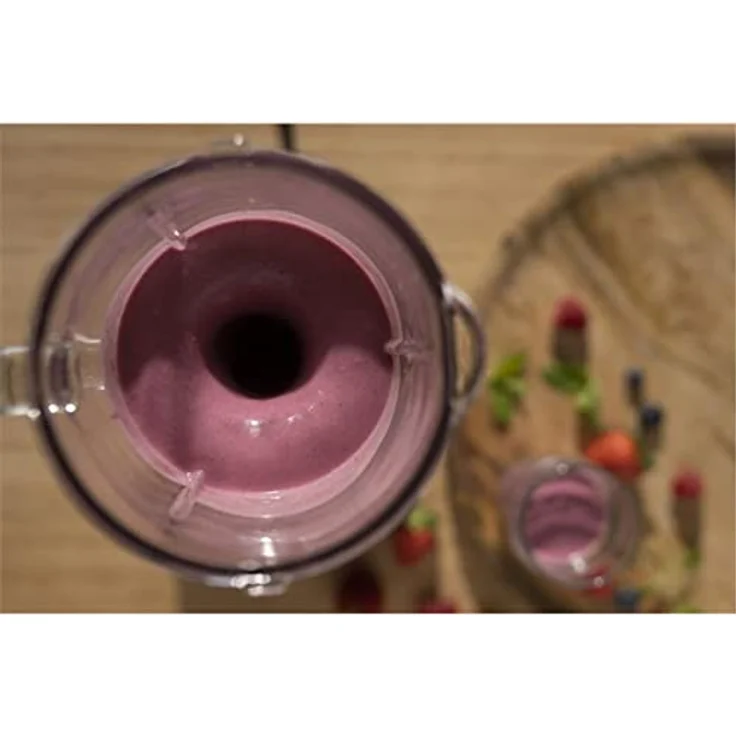 Tefal BL46EN38 Eco Respect Standmixer, 800 W, im Öko-Design, Smoothie, Milchshake, Gaspacho, Suppe, 1,75 L, 4 Klingen, schwarz – Bild 5