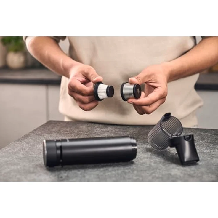 ZWILLING XTEND Kabelloser Staubsauger, Starterset mit 60 Watt Leistung, Dual-Filter-System, schwarz – Bild 4