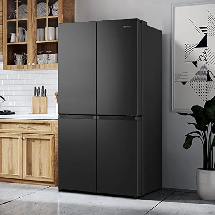 Hisense RQ758N4SAFE Side-by-Side-Kühlschrank, freistehend, schwarz, NoFrost, Energieklasse E – Bild 11