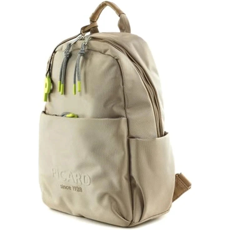 Picard Daypack Lucky One, Sportlicher Rucksack aus robustem Nylon mit cleverer Fächeraufteilung, schwarz – Bild 2