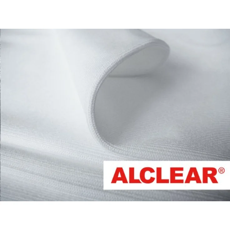 ALCLEAR Microfasertuch Star Spezialtuch, entfernt Kalkränder ohne Chemie, 40x45 cm weiss, feinste Tuchstruktur – Bild 2