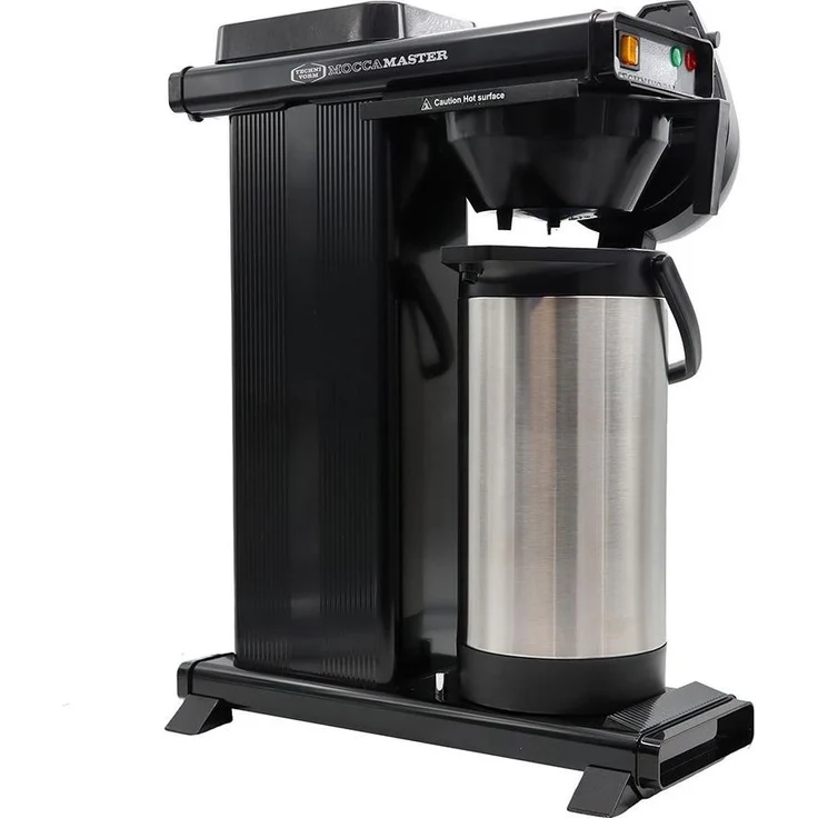 Moccamaster Kaffeemaschine Thermoking 3L Schwarz, Filterkaffeemaschine, Schwarz