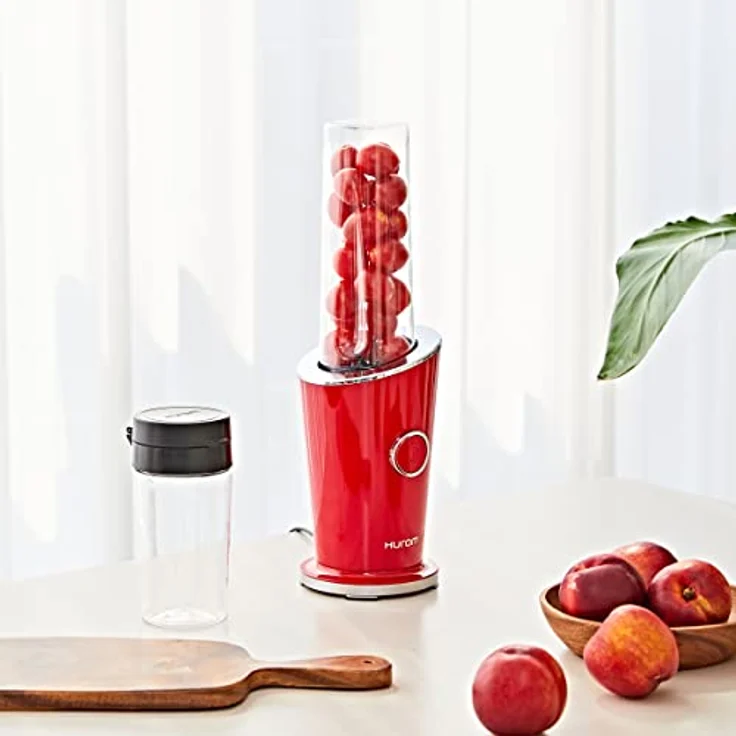 Hurom Mini Standmixer, 250 W Leistung, BPA-frei, mit 350 ml + 600 ml Bechern – Bild 2