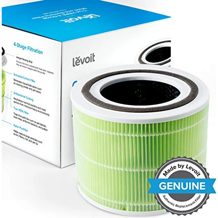LEVOIT Ersatzfilter gegen Schimmel und Bakterien für Core 300 und Core 300S, H13 HEPA Filter, hocheffizienter Aktivkohlefilter und Vorfilter, für Allergiker Raucher – Bild 2