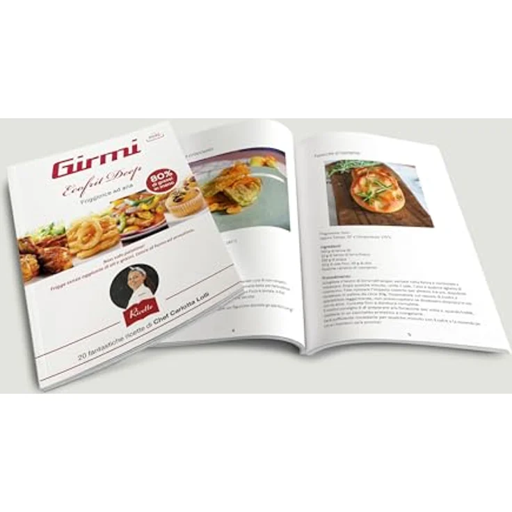 Girmi FG9201, Heißluftfritteuse mit 8 l Fassungsvermögen, 200 °C, digitalem Touch-Display, 1700 W – Bild 8