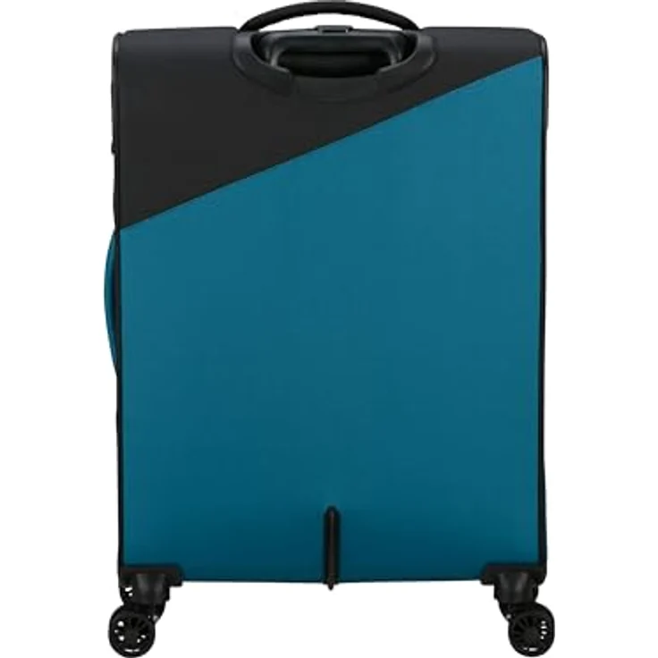 American Tourister Daring Dash - Spinner M, Erweiterbar Koffer, 66.5 cm, 67/75 L, Schwarz/Blau – Bild 4