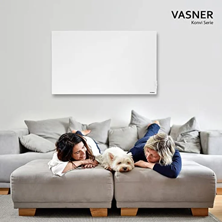 Vasner Konvi Serie Hybridheizung Infrarotheizung Konvektionsheizung 900 Watt, Infrarotheizung – Bild 6