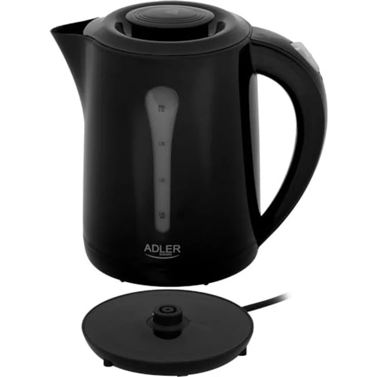 ADLER EUROPE AD 1244 Wasserkocher, 2,5 L, 2200W, Automatische Abschaltung, Schwarz – Bild 5