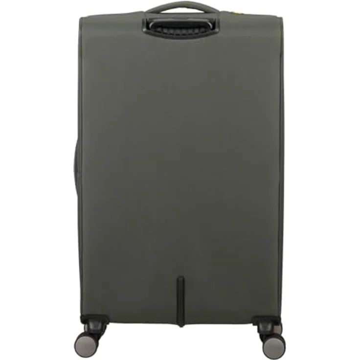 American Tourister Trolley Wanderlite Spinner Exp. TSA, erweiterbar auf 123 Liter, Dark Khaki tannengrün, 80 cm mit vier Rollen und TSA-Schloss – Bild 5