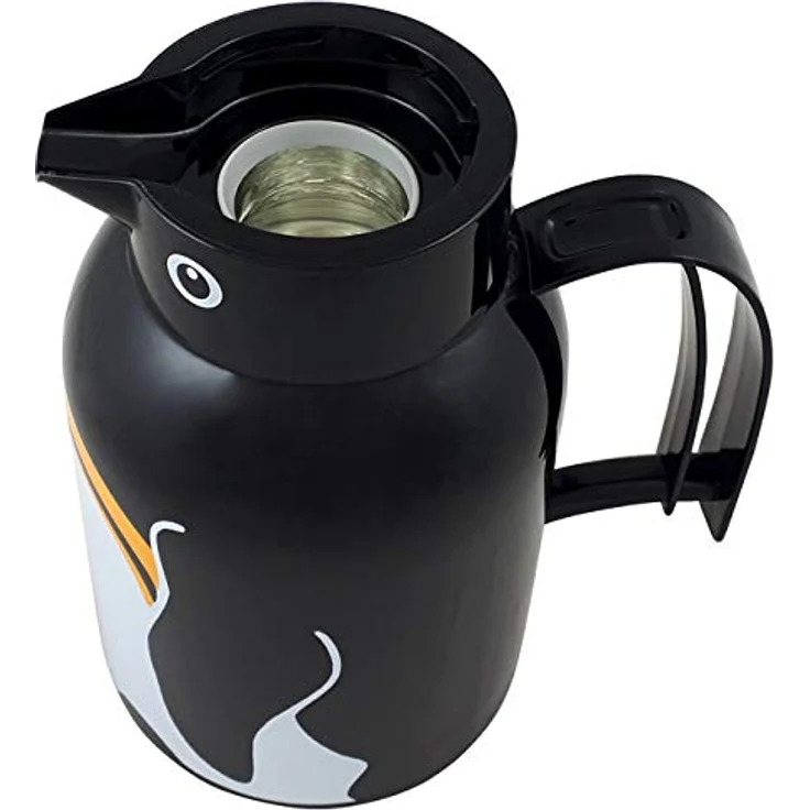 Helios Thermo-Bird Pinguin Kunststoff-Isolierkanne, schwarz, 1 Liter – Bild 6